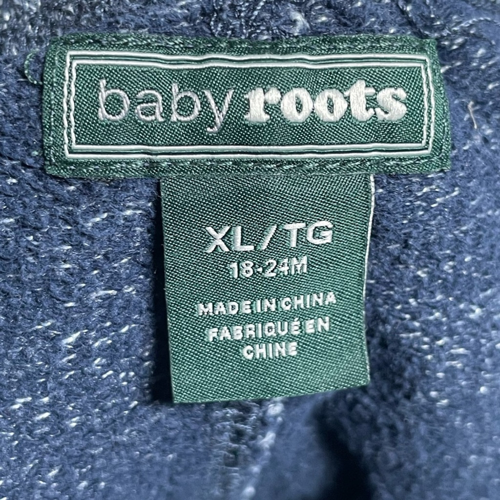 Roots 18-24m Joggers Blue Kids Toddler Baby Boy Neutral Pants Cotton Pull On 18m - Picture 8 of 9